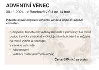 Vánoční workshop Barchov